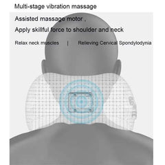 JianYouCare Portable U-shaped cervical Vibrator massage pillow heating 3D kneading Shiatsu Shoulder massager neck protector home