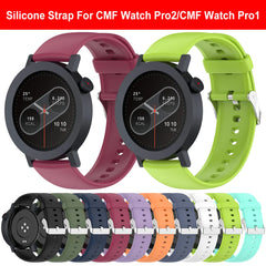 For CMF Watch Pro 2/Watch Pro1 Silicone Strap Adjustable Sports Wristband Bracelet Sweatproof Watchband Replaced Wristband