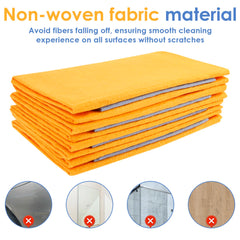 16/8 Pcs Ultra Absorbent Cleaning Shammy Reusable Kitchen Wipe Rags Household Bathroom Car Cleaning Towels Multi-Purpose