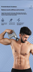 2025 New Intelligent High Frequency Massage Gun Electric Deep Tissue Muscle Relaxation Fitness Body Massager Fascia Gun
