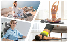 Non-Slip Massager Cushion acupressure Massage Yoga Mat Sets Spike Fitness Pilates Relieve Stress Back Pain Applicator kuznetsov