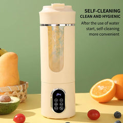 New juicer 530ml portable wireless USB charging mini juicer Crushed ice electric juicing 12 blade fresh juice blender