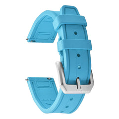 FKM Fluororubber Watch Band 20/21/22mm Quick Release Waterproof Replacement Strap For Rolex Dive Huawei Samsung Smartwatches