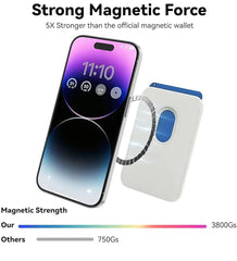 For Magsafe Wallet Strongest Magnetic Phone Wallet For iPhone 16 15 14 13Pro Max Leather Wallet Credit Card Holder RFID Blocking