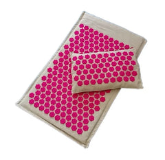 74*44cm Nature Linen Coconut Palm Massage Yoga Mat Sport Pillow Mat with Bag Lotus Spike Acupressure Mat Cushion Accupresure Mat