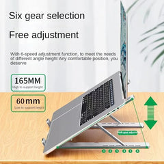 Aluminum Alloy Laptop Holder Stand Adjustable Foldable Portable for Notebook Computer Bracket Lifting  Non-slip Holder