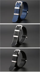 High End Soft Nylon Replacement Strap for Omega/Rolex/Seiko Watch Band Accessories 18mm 20mm 22mm 24mm Bracelet