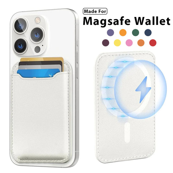 For Magsafe Wallet Strongest Magnetic Phone Wallet For iPhone 16 15 14 13Pro Max Leather Wallet Credit Card Holder RFID Blocking