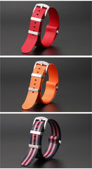 High End Soft Nylon Replacement Strap for Omega/Rolex/Seiko Watch Band Accessories 18mm 20mm 22mm 24mm Bracelet