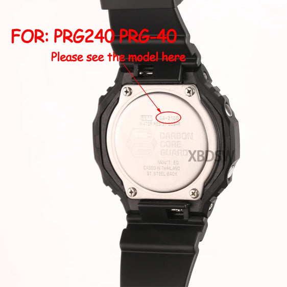 Watch Accessories Suitable for Casio Proterk PRG-240 PRG-40 Resin Watch Band 10631626 Replacement Wirstband Strap Bracelet