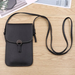 Women's Messenger Pu Leather Touch Screen Mobile Phone Wallet Female Retro Buckle Small Wallet Stonego Wallet
