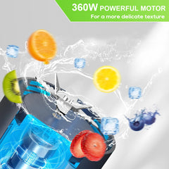 Electric Portable Juicer Fresh Fruit Mixer 700ML Multifunctional USB Rechargeable Shakes Smoothie Blender Outdoor Mixing Cup