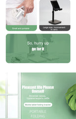 Desk Mobile Phone Holder Stand For iPhone 16 15 iPad Xiaomi Adjustable Desktop Tablet Holder Universal Table Cell Phones Stand