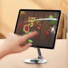 360° Rotate Metal Desk Mobile Phone Holder Stand For iPhone iPad Xiaomi Adjustable Desktop Tablet Table Cell Phone Stand