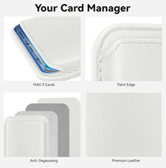 For Magsafe Wallet Strongest Magnetic Phone Wallet For iPhone 16 15 14 13Pro Max Leather Wallet Credit Card Holder RFID Blocking