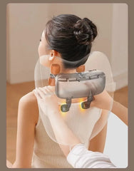 JAIYORL Trapezius Electric Massage Pillow Wireless Car And Home Massager Heating Waist Neck Leg Cervical Shiatsu Kneading