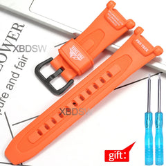 Watch Accessories Suitable for Casio Proterk PRG-240 PRG-40 Resin Watch Band 10631626 Replacement Wirstband Strap Bracelet