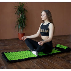 Lotus Flower Sponge Acupressure Mat Set for Yoga Acupoint Massage Matting