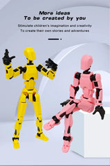 Creative Multi-Jointed Movable Shapeshift Robot 3.0 3D Printed Mannequin Dummy Action Model Doll Toy Kid Christmas Decora Gift