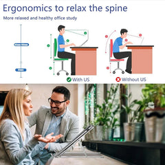 Aluminum Alloy Laptop Holder Stand Adjustable Foldable Portable for Notebook Computer Bracket Lifting  Non-slip Holder