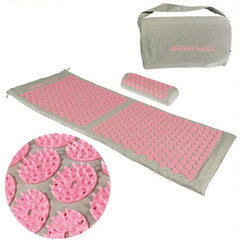 Lotus Flower Sponge Acupressure Mat Set for Yoga Acupoint Massage Matting