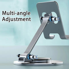 360° Rotate Metal Desk Mobile Phone Holder Stand For iPhone iPad Xiaomi Adjustable Desktop Tablet Table Cell Phone Stand