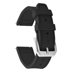 FKM Fluororubber Watch Band 20/21/22mm Quick Release Waterproof Replacement Strap For Rolex Dive Huawei Samsung Smartwatches