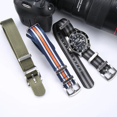 High End Soft Nylon Replacement Strap for Omega/Rolex/Seiko Watch Band Accessories 18mm 20mm 22mm 24mm Bracelet