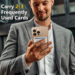 For Magsafe Wallet Strongest Magnetic Phone Wallet For iPhone 16 15 14 13Pro Max Leather Wallet Credit Card Holder RFID Blocking