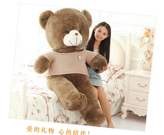 Giant Teddy Bear Dolls Kawaii Soft Pillow Plush Toy Stuffed Animal Cute Sleep Cushion Home Bed Decoration Child Gift For Girls