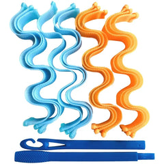 Heatless Hair Curler 10/12 pcs No Heat Hair Curls Ribbon Rollers Sleeping Soft Headband Hair Curlers Woman Hairs Styling Tools