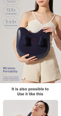 JAIYORL Trapezius Electric Massage Pillow Wireless Car And Home Massager Heating Waist Neck Leg Cervical Shiatsu Kneading