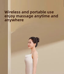 JAIYORL Trapezius Electric Massage Pillow Wireless Car And Home Massager Heating Waist Neck Leg Cervical Shiatsu Kneading