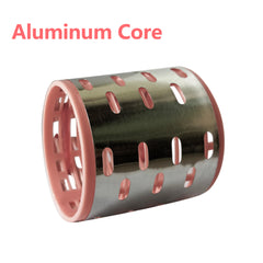 12pcs/set Extra Large Aluminum Core Rollers Hook & Loop Fast Heating Big Self Grip Air Bang Sleep Magic Heatless Curls 74mm 1924