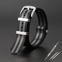 High End Soft Nylon Replacement Strap for Omega/Rolex/Seiko Watch Band Accessories 18mm 20mm 22mm 24mm Bracelet