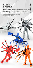 Creative Multi-Jointed Movable Shapeshift Robot 3.0 3D Printed Mannequin Dummy Action Model Doll Toy Kid Christmas Decora Gift