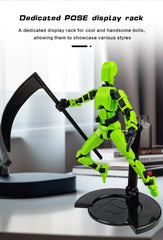 Creative Multi-Jointed Movable Shapeshift Robot 3.0 3D Printed Mannequin Dummy Action Model Doll Toy Kid Christmas Decora Gift