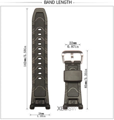 Watch Accessories Suitable for Casio Proterk PRG-240 PRG-40 Resin Watch Band 10631626 Replacement Wirstband Strap Bracelet