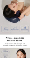 JAIYORL Trapezius Electric Massage Pillow Wireless Car And Home Massager Heating Waist Neck Leg Cervical Shiatsu Kneading
