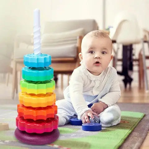 Rotating Rainbow Tower - Kandy's Gadgets