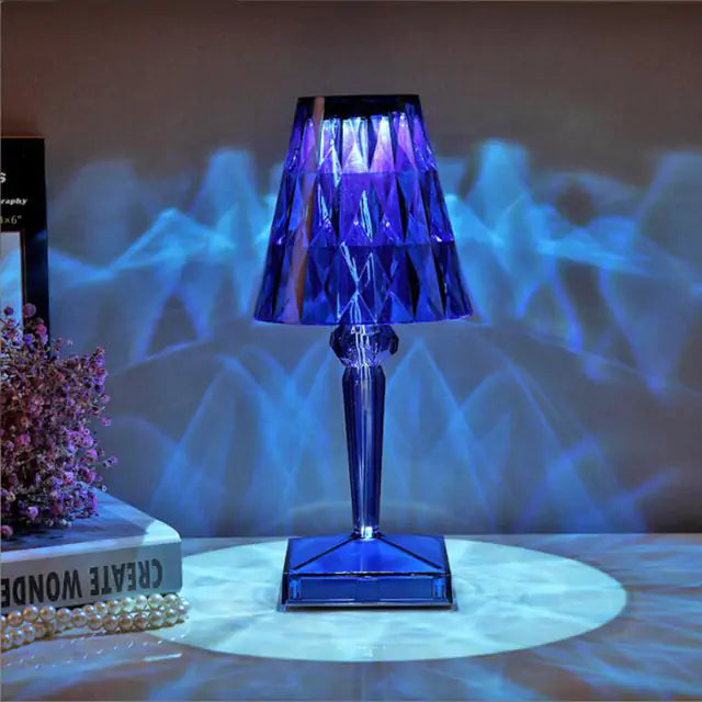 USB Touch LED Diamond Table Lamp - Kandy's Gadgets