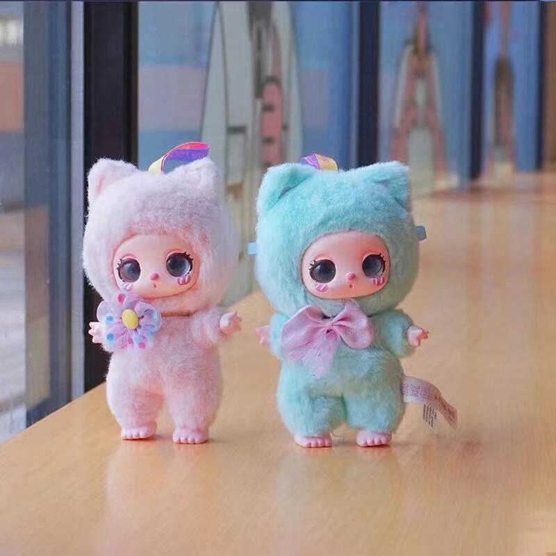 Liqi LIILATOYS Dots Lucky Cat Plush Blind Box Trendy Decoration Doll Cute Gift