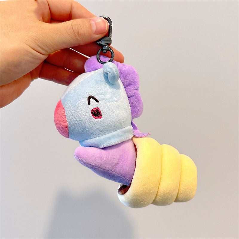 Fashion Simple Plush Doll Keychain Pendant