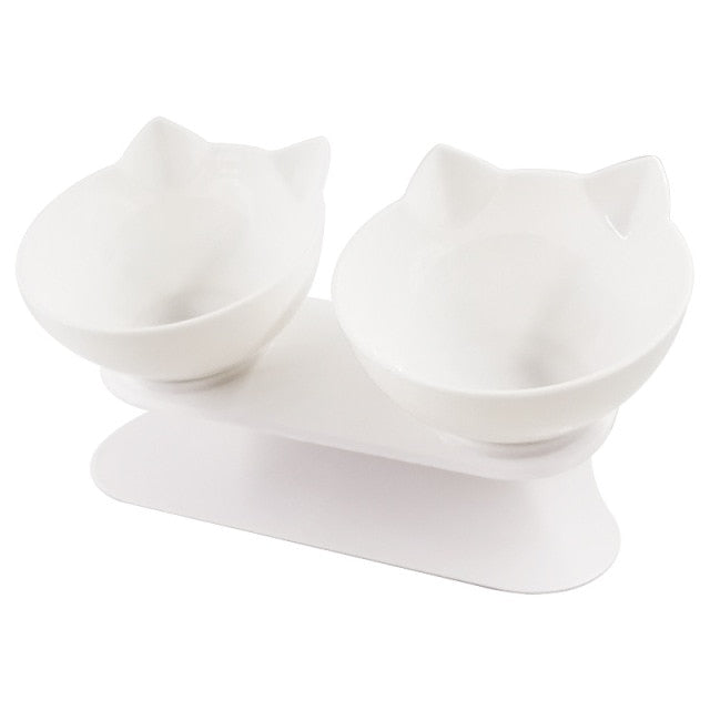 Pet Double Bowl With Raised Stand - Kandy's Gadgets