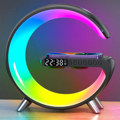 Bluetooth Speaker Wireless Charger Lamp - Kandy's Gadgets