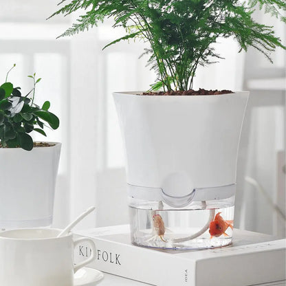 Automatic Water-Absorbing Flowerpot - Kandy's Gadgets