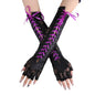 Elbow Length Half-finger Gloves - Kandy's Gadgets