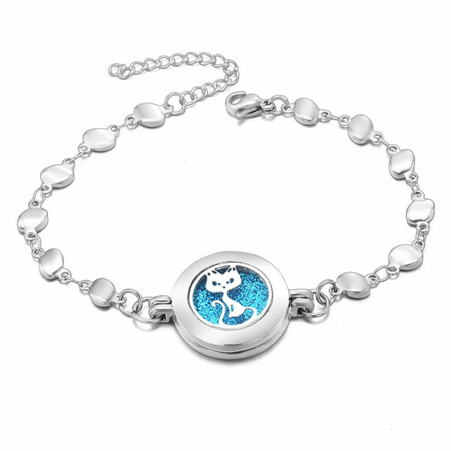 Heart-Shaped Adjustable Aromatherapy Bracelet - Kandy's Gadgets