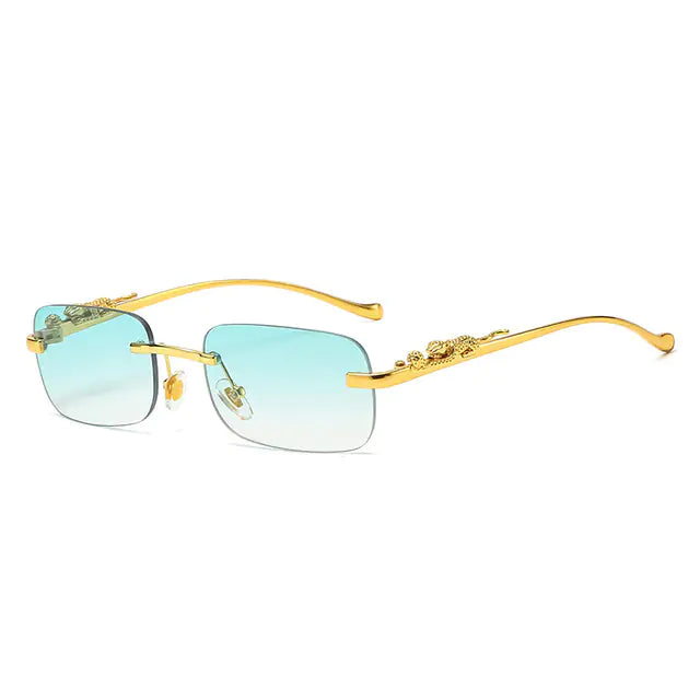 Rimless Square Sunglasses - Kandy's Gadgets