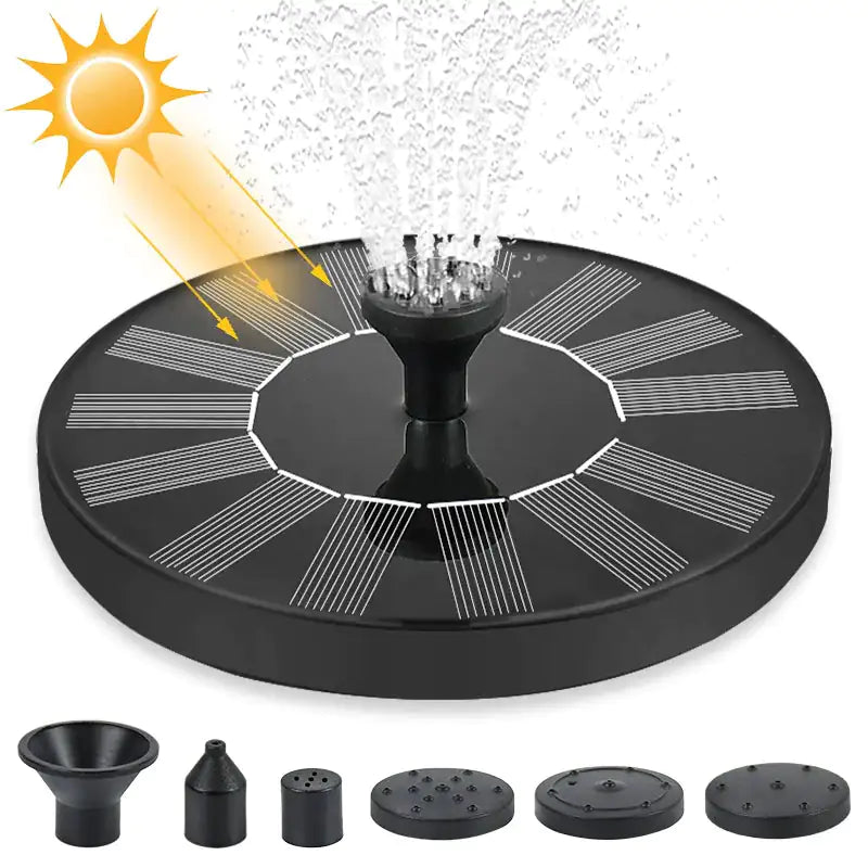 Mini Solar Powered Water Fountain For Pool Or Pond - Kandy's Gadgets